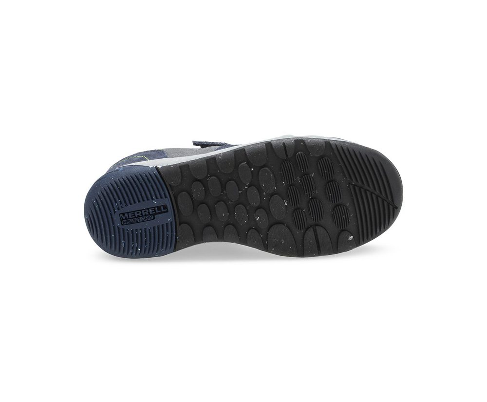 Merrell Sneakers Navy/Grey - Bare Access Steps® Alpine - Kids 37OHVWRKQ